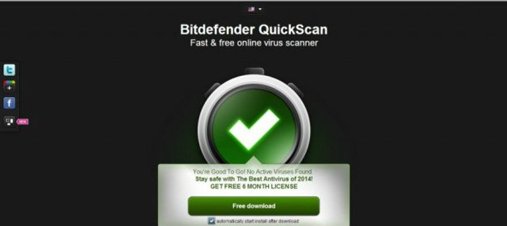 Bitdefender สแกนไวรัสออนไลน์ สะดวกใช้ ไม่เสียเงิน