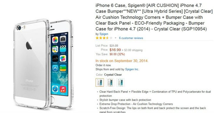 Spigen ทำภาพหลุด iPhone 6 แบบชัดๆ ไม่ต้องลุ้น!!