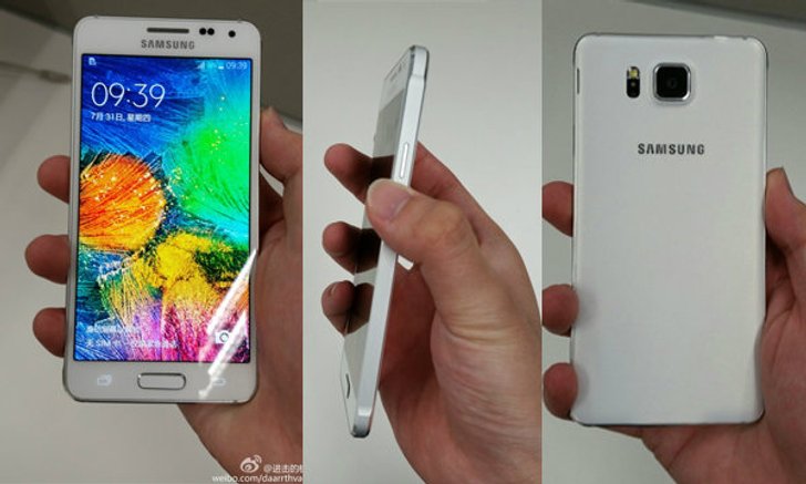 หลุดตัวเป็นๆ Galaxy Alpha สีขาว งานนี้ iPhone มีหนาว!!