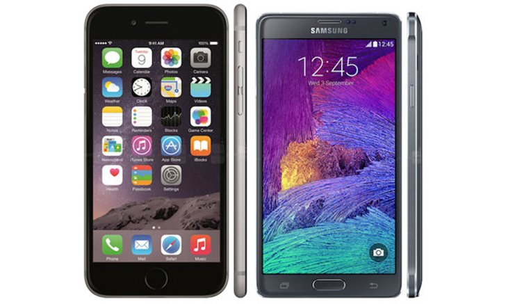 Note 4 vs iPhone 6 Plus มือถือหน้าจอใหญ่ รุ่นไหนเหนือกว่ากัน ?