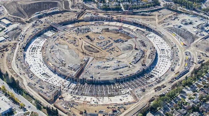 ภาพอัพเดทการก่อสร้างสำนักงานใหญ่แห่งใหม่ของ Apple