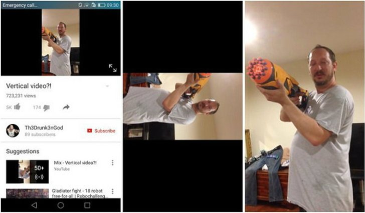 YouTube เพิ่มฟีเจอร์แสดงผลวีดีโอแนวตั้งเต็มจอบน Android Apps แล้ว