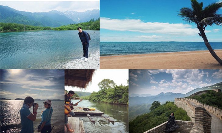 รวมภาพสถานที่เที่ยวสวยๆ จาก instagram ดารา