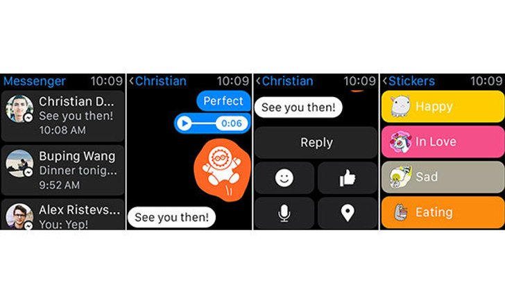 รู้ยัง Facebook Messenger สามารถใช้งานบน Apple Watch ได้แล้ววันนี้
