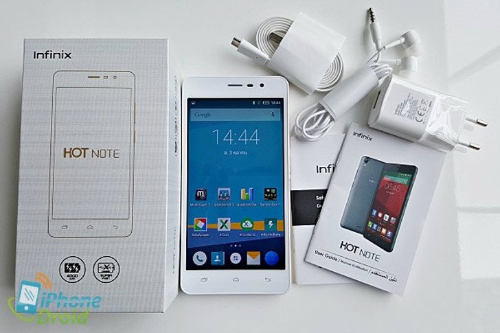 รีวิว Infinix Hot Note X551 แบตอึด 4,000mAh ชาร์จเร็ว ราคาประหยัด