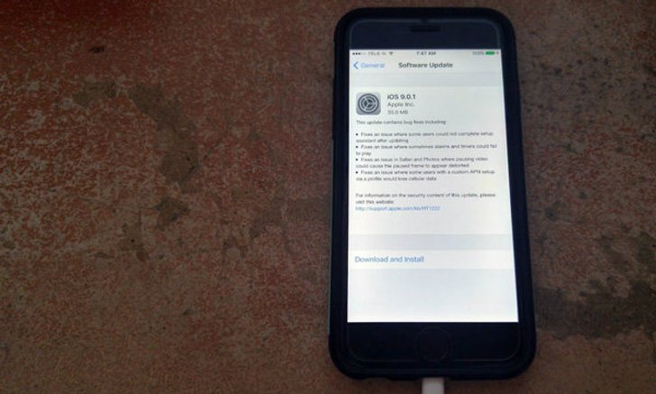 แก้ไขทันควัน iOS 9.0.1 เปิดตัวใหม่โหลดแล้วนะครับ