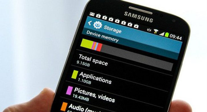 Galaxy S4 พื้นที่เก็บข้อมูลที่ไม่เป็นจริง ?