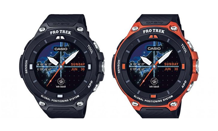 Casio วางจำหน่าย Pro Trek WSD-F20 Smart Watch ขาลุยที่ใช้ Android Wear