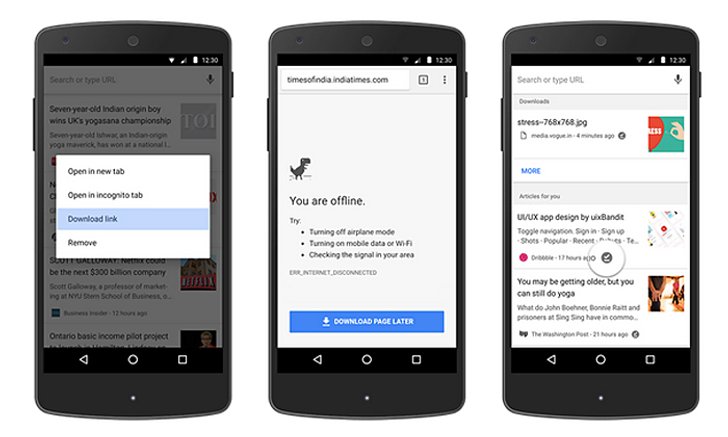 Chrome เพิ่มฟีเจอร์ดาวน์โหลดหน้าเว็บไว้ดูแบบออฟไลน์บน Android ให้ใช้งานง่ายขึ้น