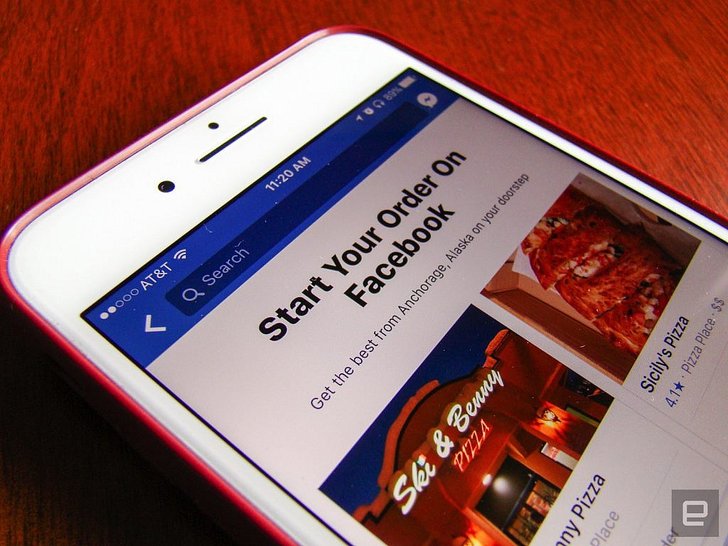 เอาจริง Facebook เตรียมเพิ่มบริการสั่งอาหารผ่านแอปฯ ได้เลย
