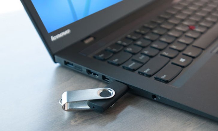 How to : เปลี่ยนแฟลชไดรฟ์ให้เป็นแผ่นลง Windows