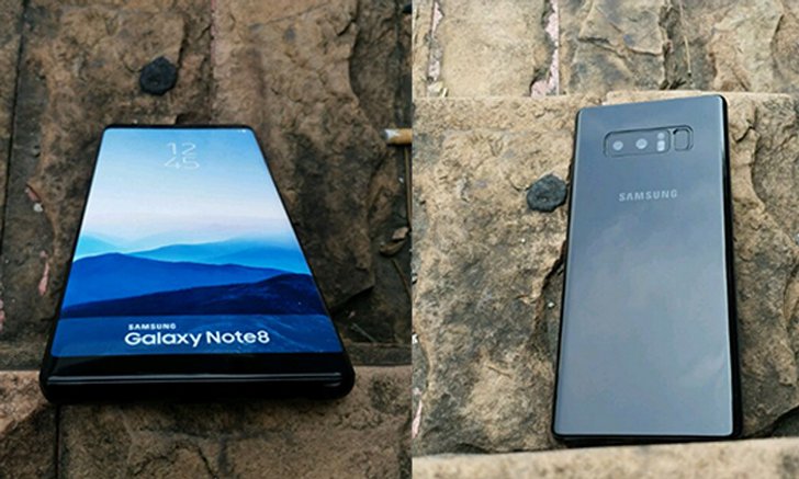 หลุดภาพ Samsung Galaxy Note8 เต็มเครื่อง พร้อมยืนยันสเปกบางส่วนจากใบโปรโมท