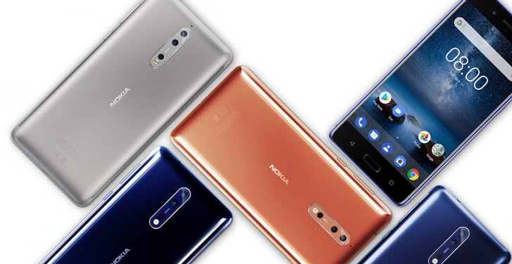 เฮ Nokia 8 วางจำหน่ายจริงพร้อมราคาที่ถูกลงกว่าเดิม