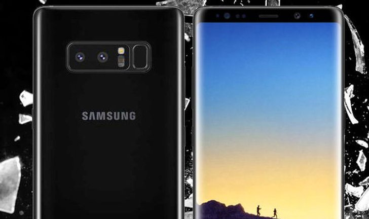 Samsung เผลอโชว์ Galaxy Note 8 บนเว็บไซต์ของตัวเอง