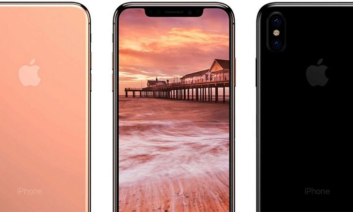 กระจ่าง มาดูกันว่า iPhone 8 ที่มีรอยบากด้านบนจะมีการแสดงผลเวลาและแบตเตอรี่อย่างไร