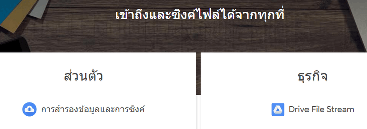 รีวิว ความแตกต่าง Google Drive File Stream กับ Backup and Sync