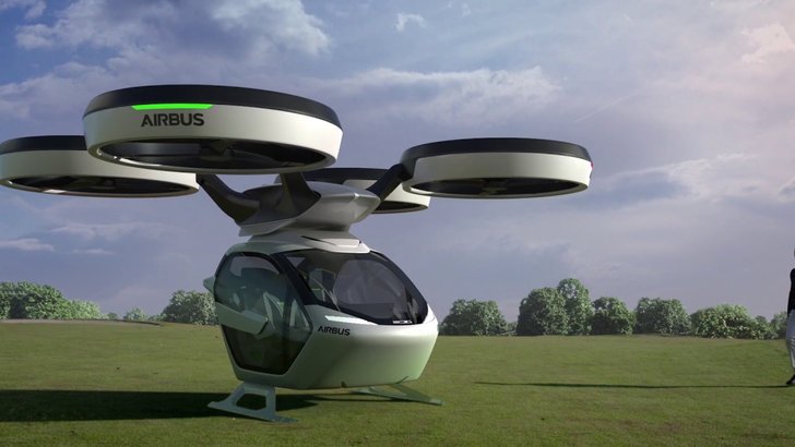 Airbus เตรียมเริ่มเที่ยวบิน แท็กซี่ลอยฟ้า ในปี 2018