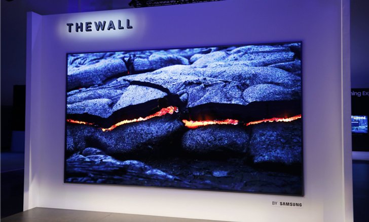 CES 2018 : เผยนวัตกรรมทีวีสุดอัจฉริยะ “เดอะวอลล์” โมดูลาร์ ไมโครแอลอีดี หน้าจอ 146 นิ้ว