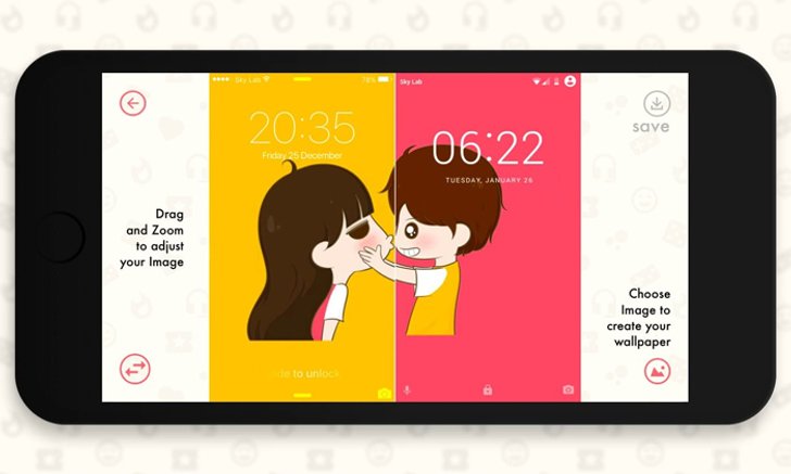 มาทำวอลเปเปอร์คู่รักกับแฟนด้วยแอป “Couple Wallpaper” กันเถอะ