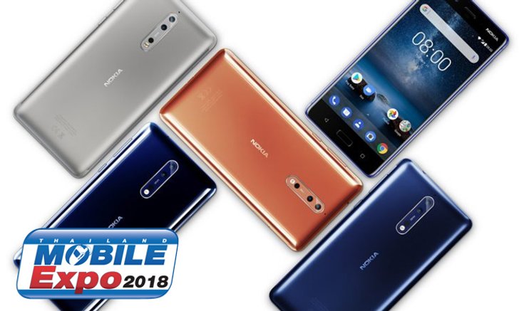 ส่อง! 6 สมาร์ทโฟนรุ่นเด็ดของ Nokia ที่จะมาในงาน Thailand Mobile Expo 2018