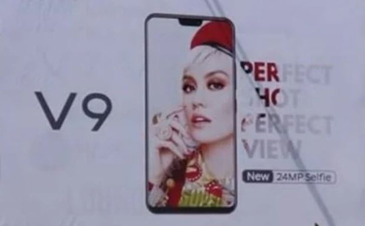 หลุดภาพโฆษณา Vivo V9 มาพร้อมรอยบากอีกหนึ่งรุ่น