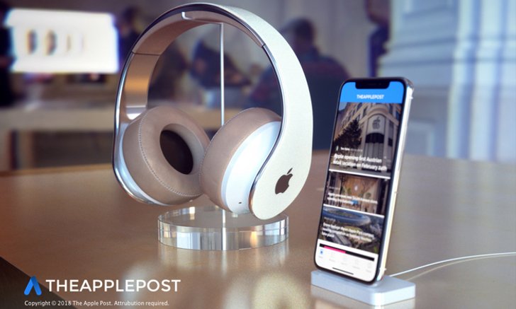 ภาพแนวคิดหูฟัง Apple Over-Ear ระดับ High-End ที่ลือว่าอาจเปิดตัวท้ายปี 2018 นี้
