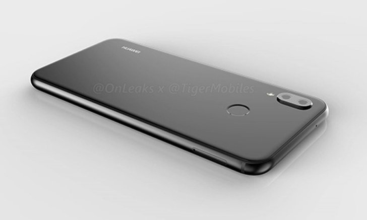 เผยภาพเรนเดอร์ Huawei P20 Lite มาพร้อมดีไซน์รอยบากที่ด้านบน และกล้องคู่แนวตั้งคล้าย iPhone X