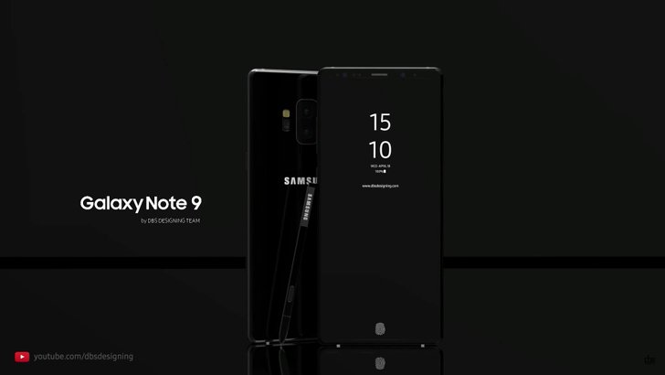 ชมภาพคอนเซ็ปต์ Samsung Galaxy Note 9 ที่ iPhone X ยังต้องอาย