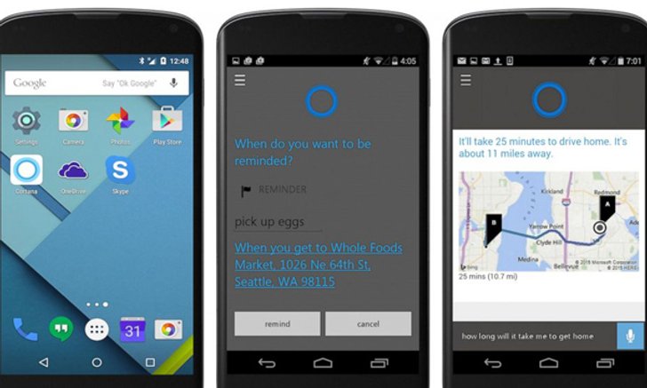 Microsoft รวมความกล้าส่ง Cortana ระบบสั่งงานเสียงลง Android และ iOS แล้วอย่างเป็นทางการ