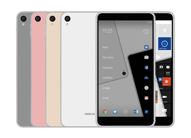 ภาพเรนเดอร์ชุดใหม่ Nokia C1 ชี้ชัด มีให้เลือก 2 รุ่น รัน Android และ Windows 10 Mobile