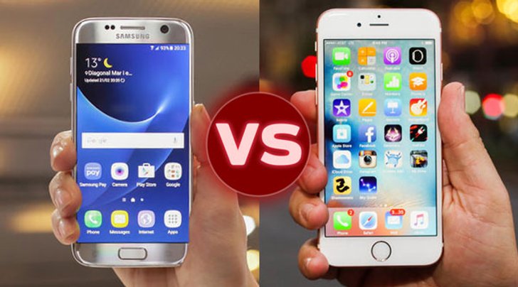 เปรียบเทียบสเปค Samsung Galaxy S7 vs iPhone 6S มือถือเรือธงต่างสายพันธุ์