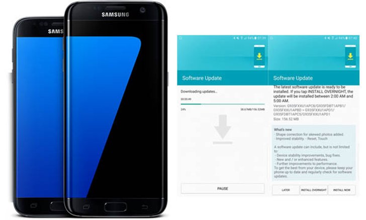 Samsung ปล่อย Update ของ Galaxy S7 แก้ไขเรื่องความเสถียรและทัชหน้าจอ