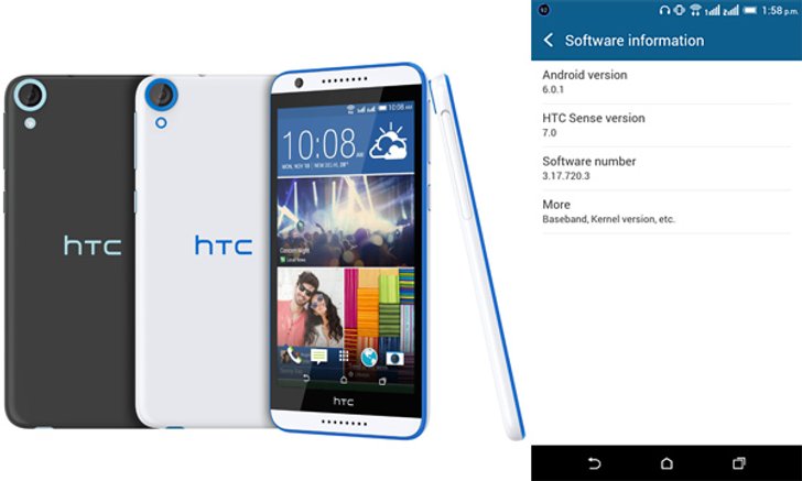 เอชทีซี ปล่อย Update Android 6.0.1 ให้กับ HTC Desire 820 แล้ววันนี้
