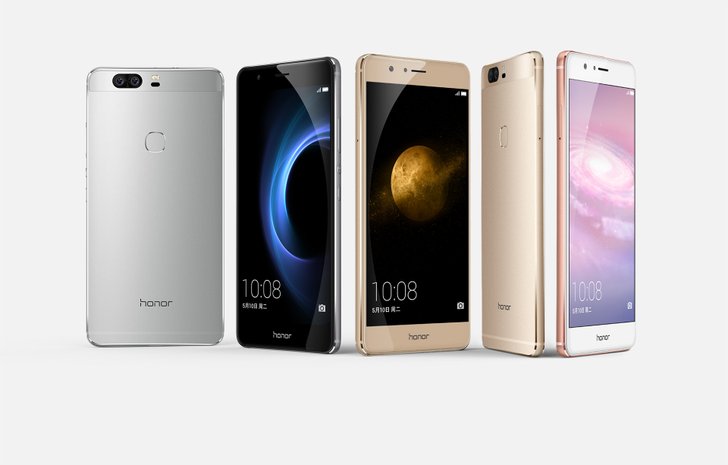 Huawei เปิดตัว Honor V8 สมาร์ทโฟนเรือธงแบรนด์ลูก มาพร้อมกล้องคู่ในราคาไม่แพง