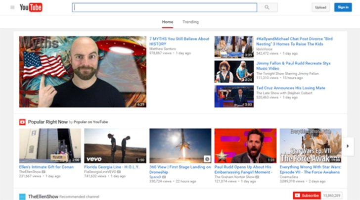 YouTube เริ่มเปลี่ยนดีไซน์ ทดสอบ Material UI บนเว็บ