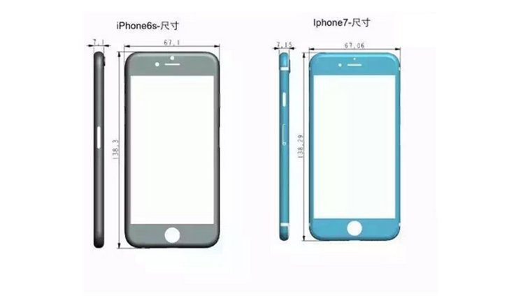 ภาพเปรียบเทียบชัดเจน iPhone 6s และ iPhone 7 รุ่นใหม่ต่างกันแค่กล้องหลัง