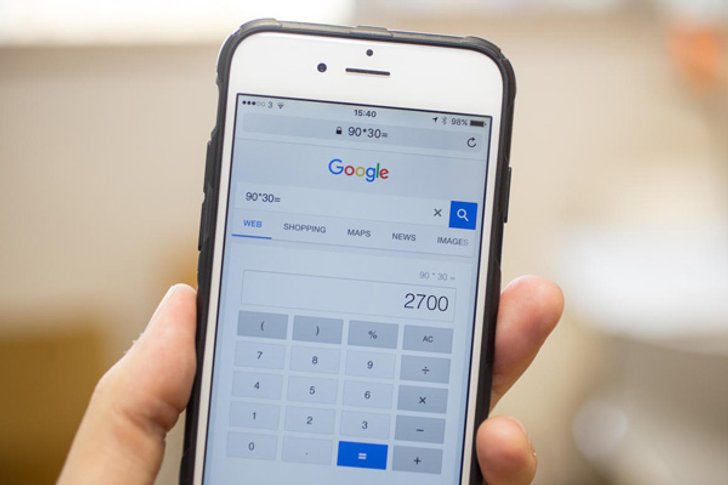 รู้กันหรือยัง? Google สามารถใช้เป็นเครื่องคิดเลขได้ด้วย