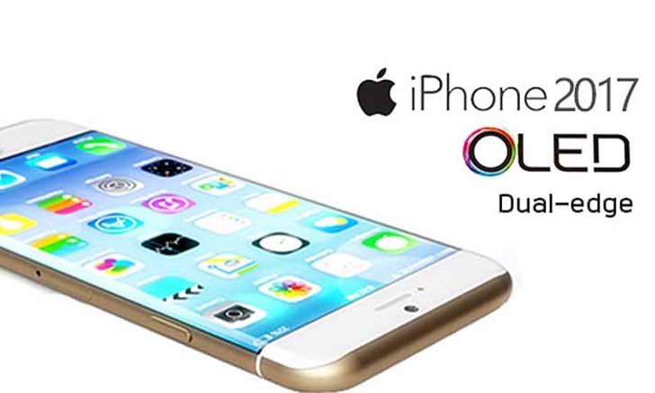 iPhone ปี 2017 จะมาพร้อมกับหน้าจอแบบ OLED ขอบโค้งทั้งสองด้าน