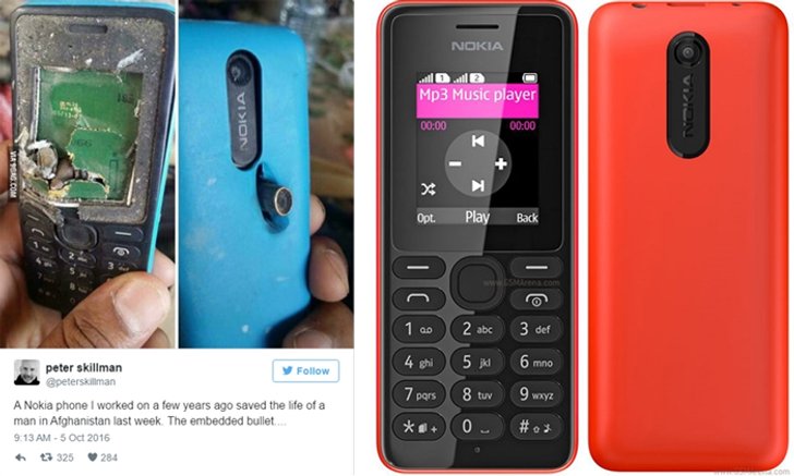 แข็งแกร่ง! มือถือ Nokia ช่วยชีวิตหนุ่มอัฟกานิสถาน หลังถูกยิงแต่กระสุนคาอยู่กับเครื่อง