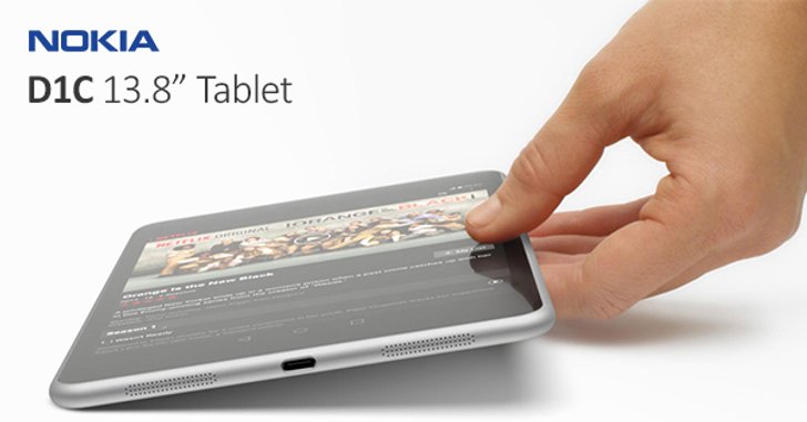 Nokia D1C อาจไม่ใช่มือถือรุ่นใหม่หลังถูกจับทดสอบอีกครั้ง พบเป็นแท็ปเล็ตจอ FHD 13.8 นิ้ว บน Android 7
