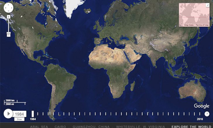 Google Earth พาคุณย้อนไปเมื่อ 32 ปีก่อน ดูโลกที่ค่อยๆ เปลี่ยนไป