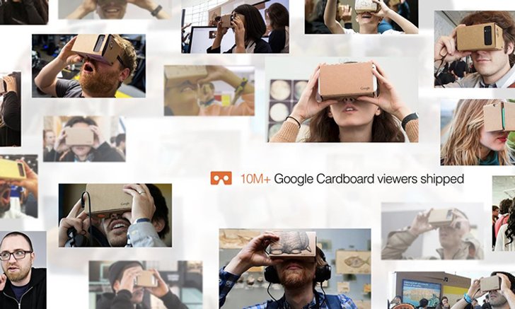 Google ประกาศ Cardboard ขายได้ 100 ล้านชุด, เพิ่มพาร์ทเนอร์ให้ Daydream และ Tango