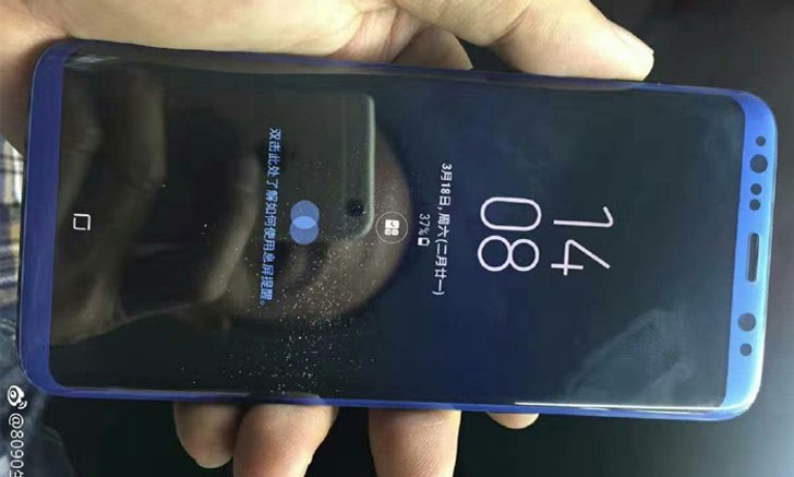 หลุดภาพจริงของ Samsung Galaxy S8 ระหว่างการใช้งานจริง
