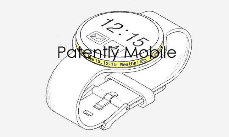 Samsung Gear รุ่นต่อไป จะมีหน้าจอเพิ่มที่ขอบตัวเรือน