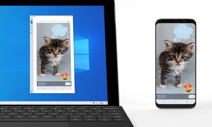 Windows 10 เตรียมเพิ่มฟีเจอร์ Phone Screen ยกหน้าจอมือถือ Android สู่ PC