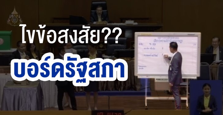 บอร์ดคะแนนรัฐสภา “Panaboard” ใช้ถูกหรือผิดกันแน่?