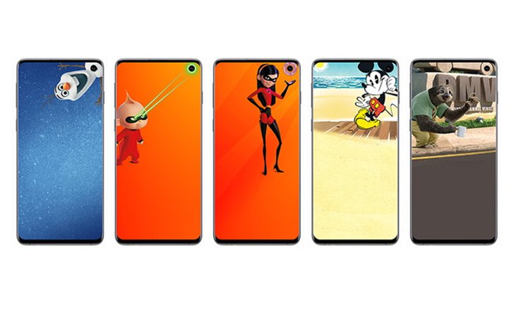 Disney ส่ง Wallpaper ให้ Samsung Galaxy S10 แสดงผลได้ตรงกับจอ Infinity O Display