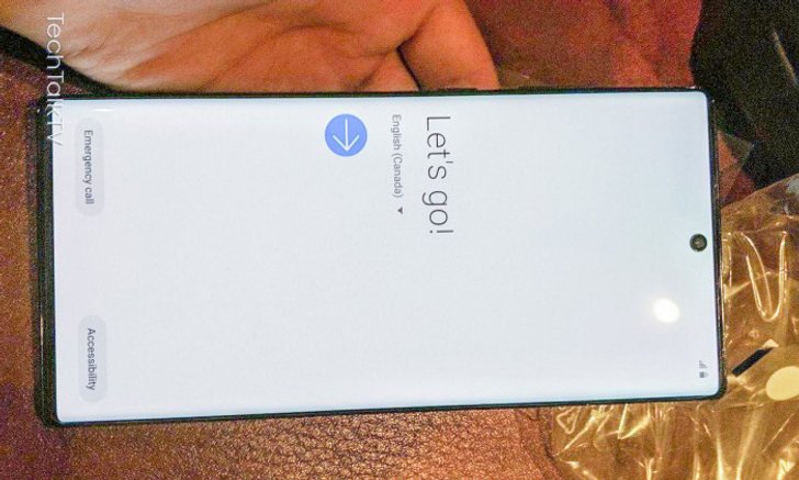 หลุดภาพจริงครั้งแรกของ Samsung Galaxy Note 10+ เหมือนต้นแบบทุกประการ