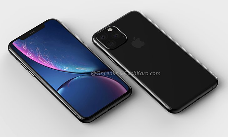 ชมภาพต้นแบบ iPhone XI, XI Max และ XI R จากคอมพิวเตอร์กราฟิก