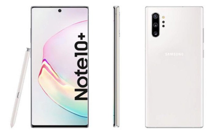 หลุดต่อเนื่องก่อนเปิดตัว : Samsung Galaxy Note 10+ สี Aura White ขาวใสสะอาดตา